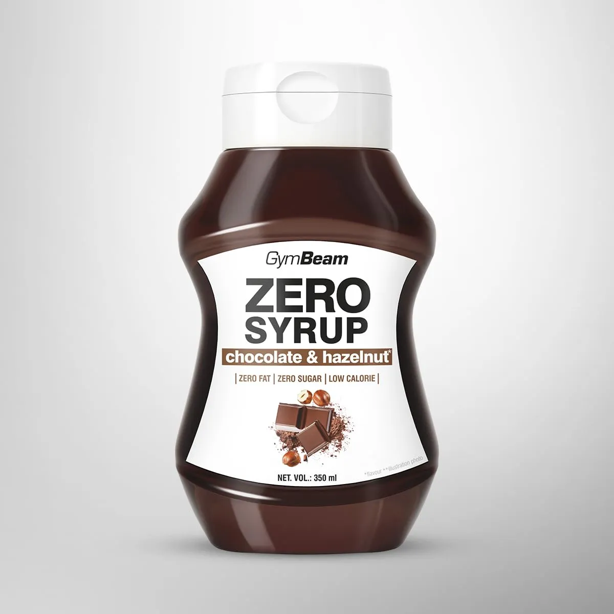 GymBeam Zero Syrup Haselnuss Schokolade 350ml zuckerfrei
