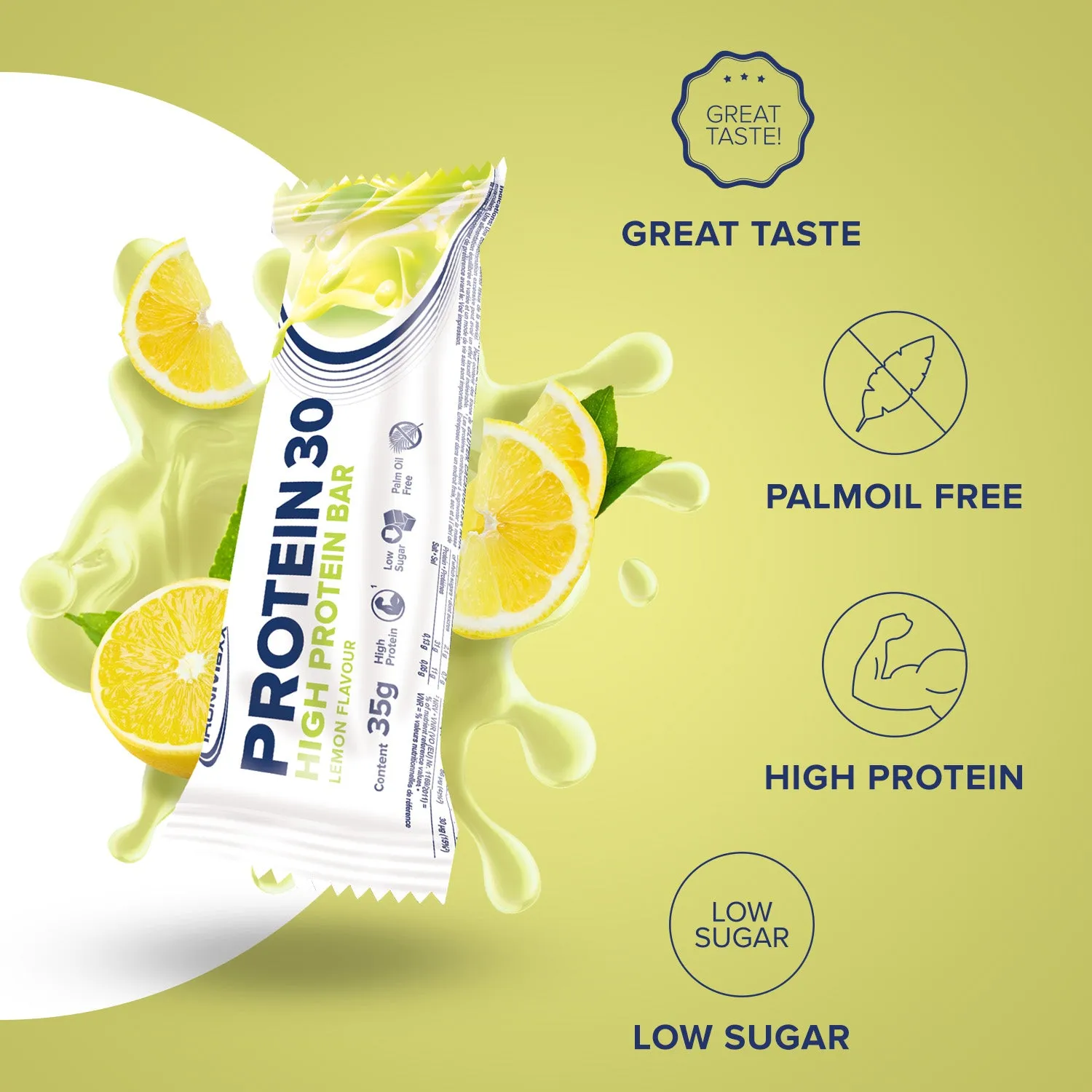 IronMaxx Protein 30 Riegel 35g Lemon High Protein