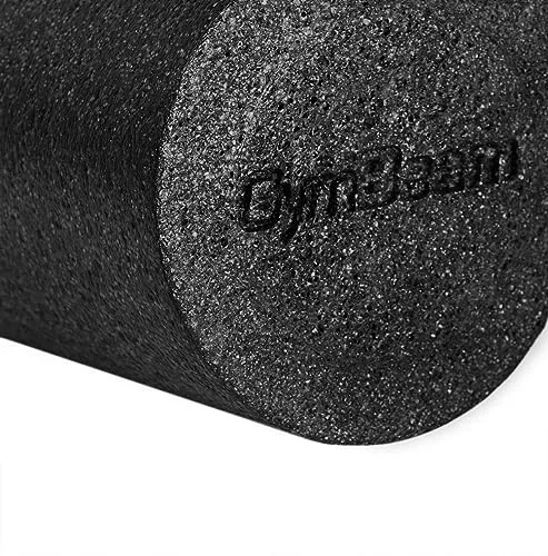 GymBeam Black Foam Roller Schaumroller rutschfest