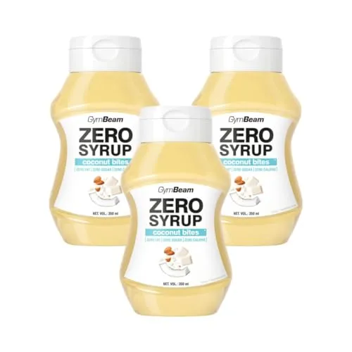 GymBeam Zero Syrup Coconut Bites Sirup 3x350ml zuckerfrei