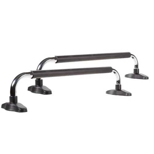 GymBeam Push Parallette Bars Dip-Bars Schwarz 65 cm