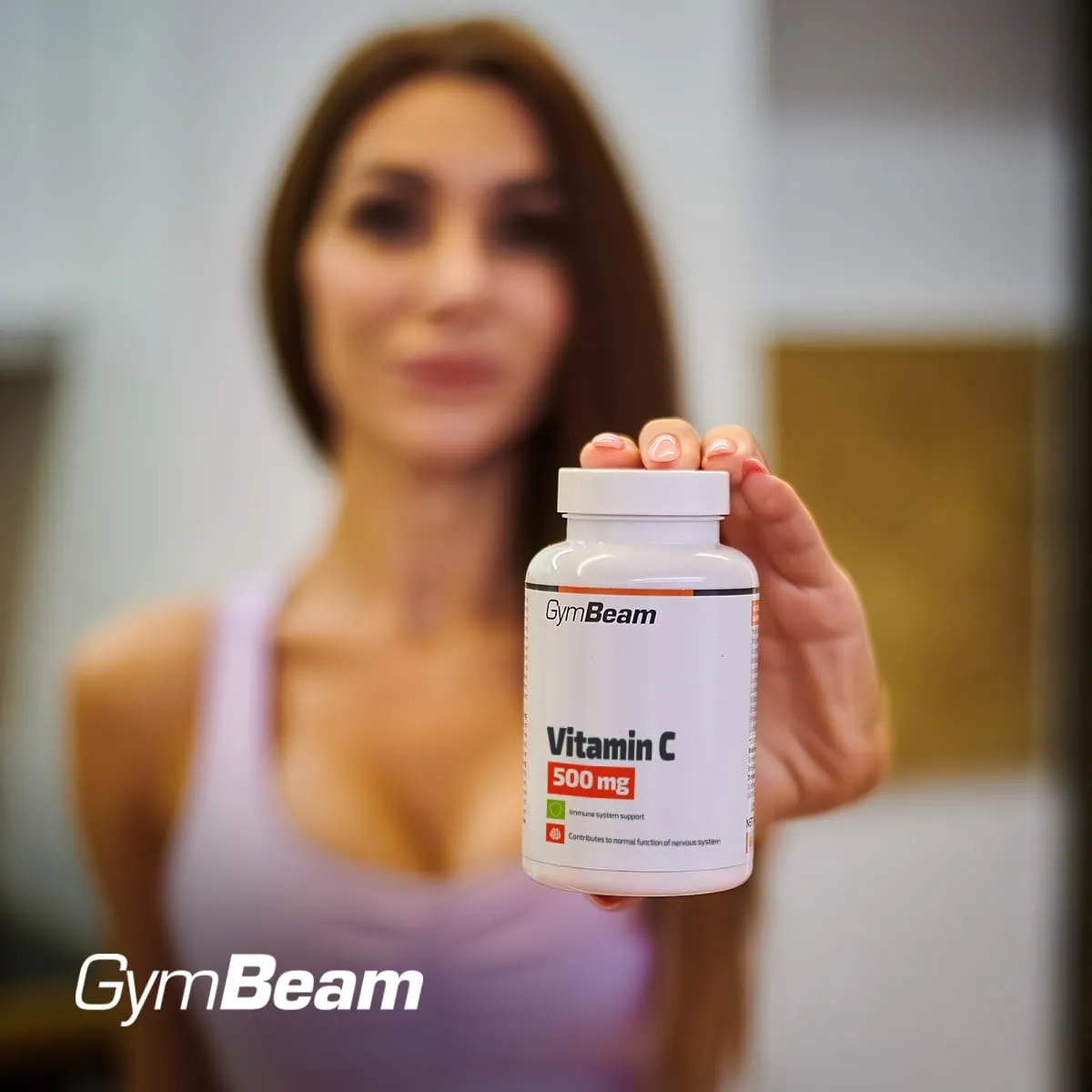 GymBeam Vitamin C 500 mg Kapseln 120 Stk hochdosiert