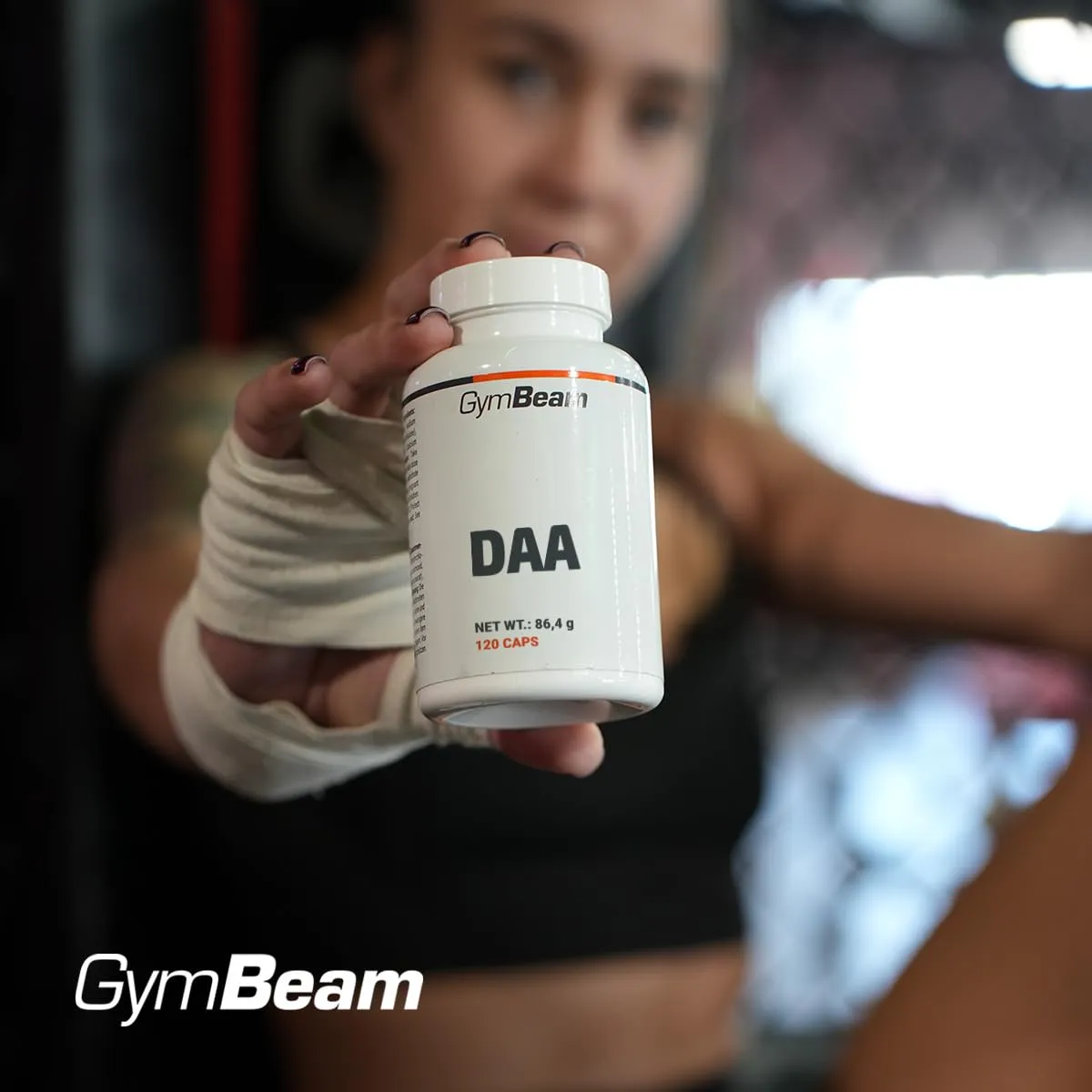 GymBeam D-Asparaginsäure Kapseln 120 Kapseln Testosteron-Booster