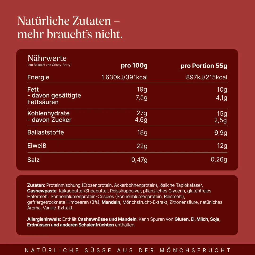 Vetain Crispy Proteinriegel Mixed Box 12er Pack