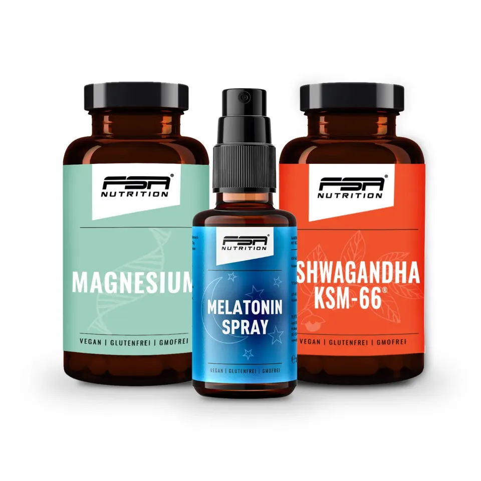 FSA Nutrition Sleep Set Melatonin Magnesium Ashwagandha