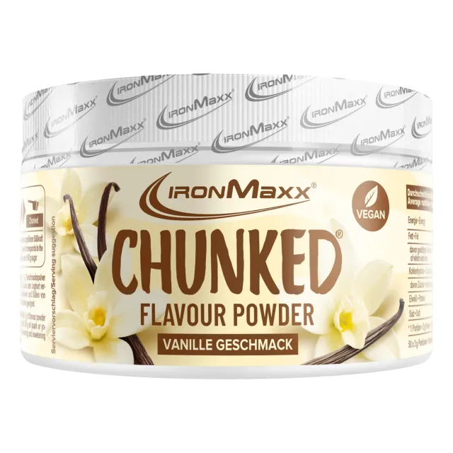 IronMaxx Chunked Geschmackspulver Vanille 150g vegan