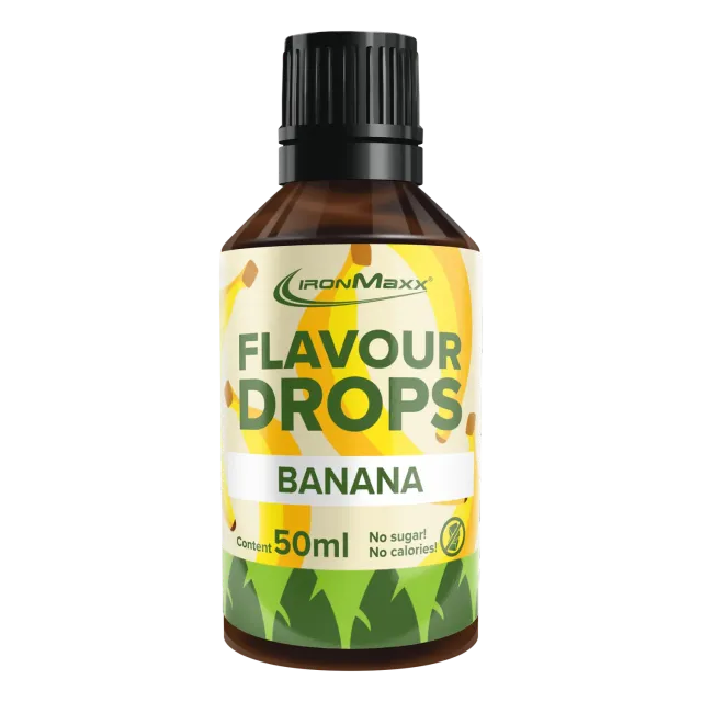 IronMaxx Flavour Drops Banane 50ml zuckerfrei