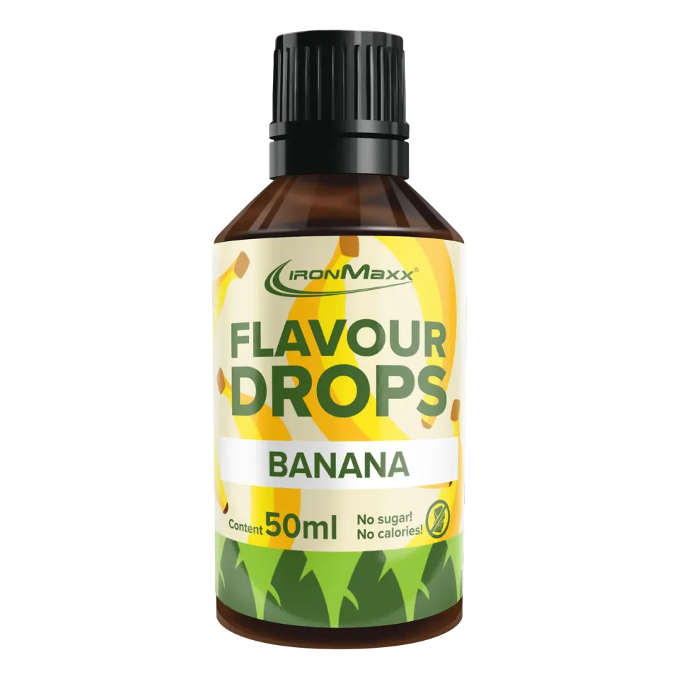 IronMaxx Flavour Drops Banane 50ml zuckerfrei