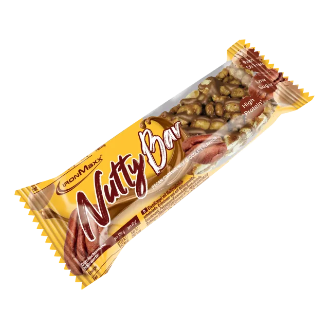 IronMaxx Nutty Bar Proteinriegel 40g Pecan Caramel low sugar