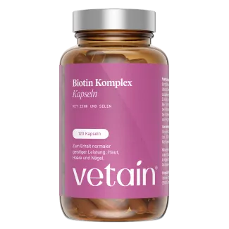 VETAIN Biotin Complex Kapseln 120 Stück hochdosiert