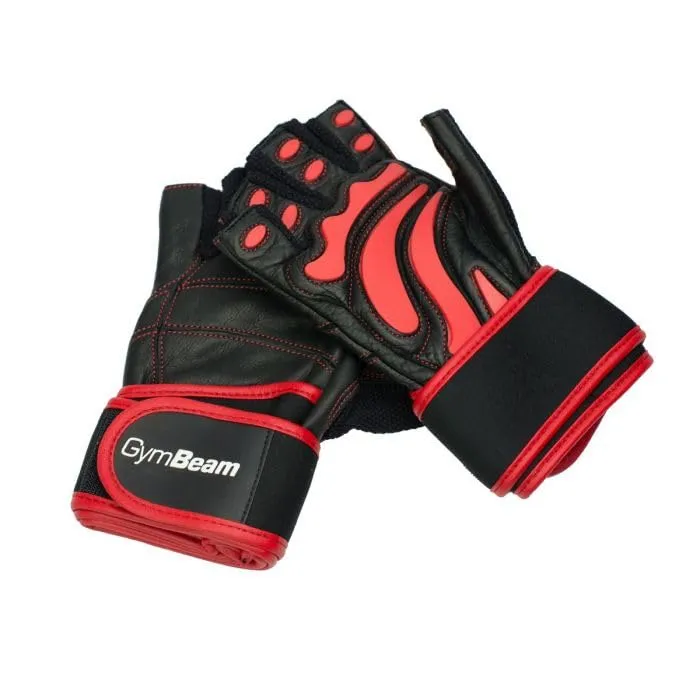GymBeam Arnold Trainingshandschuhe Rindsleder Größe M