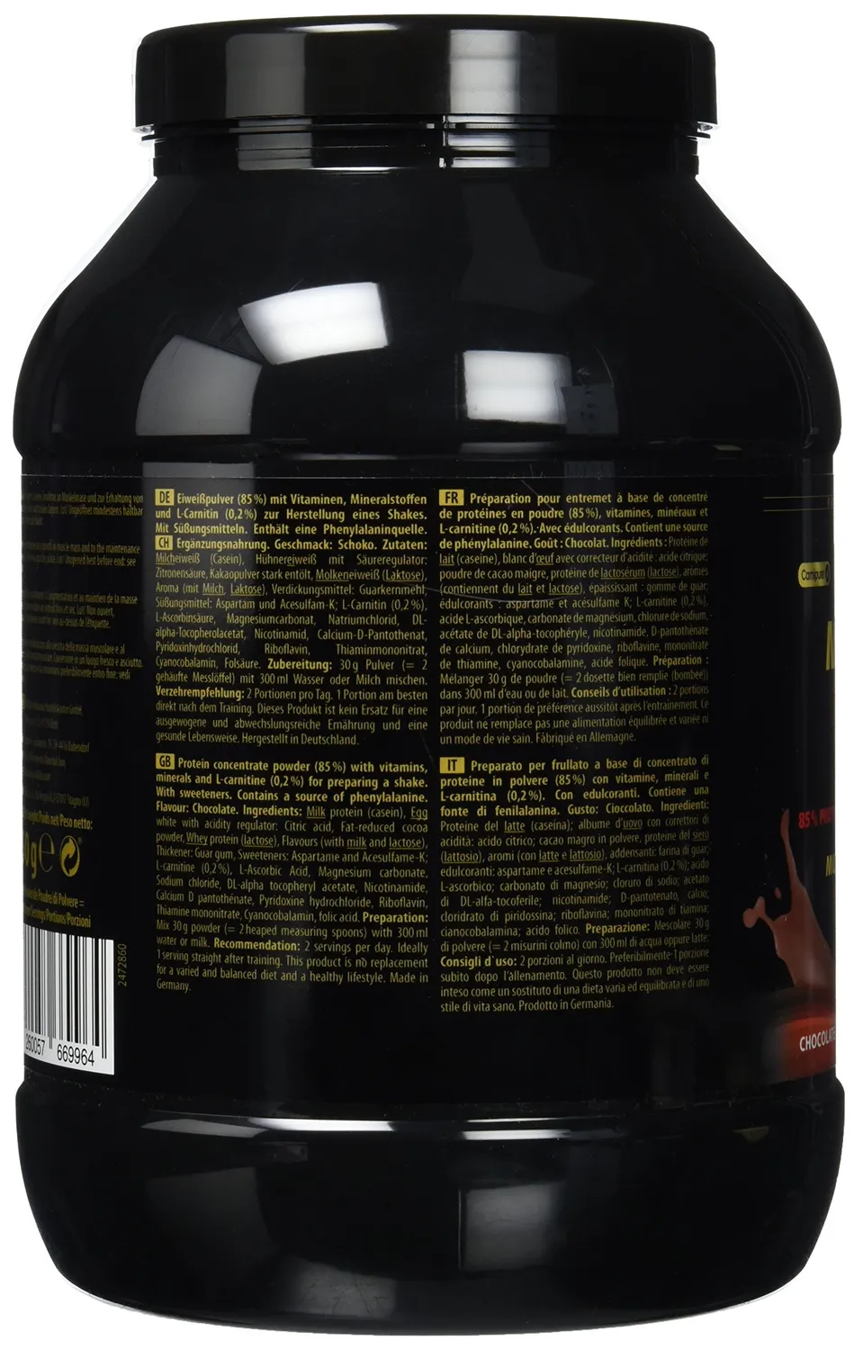 Inkospor X-Treme Muscle 85 Schokolade 750 g 4-Komponenten