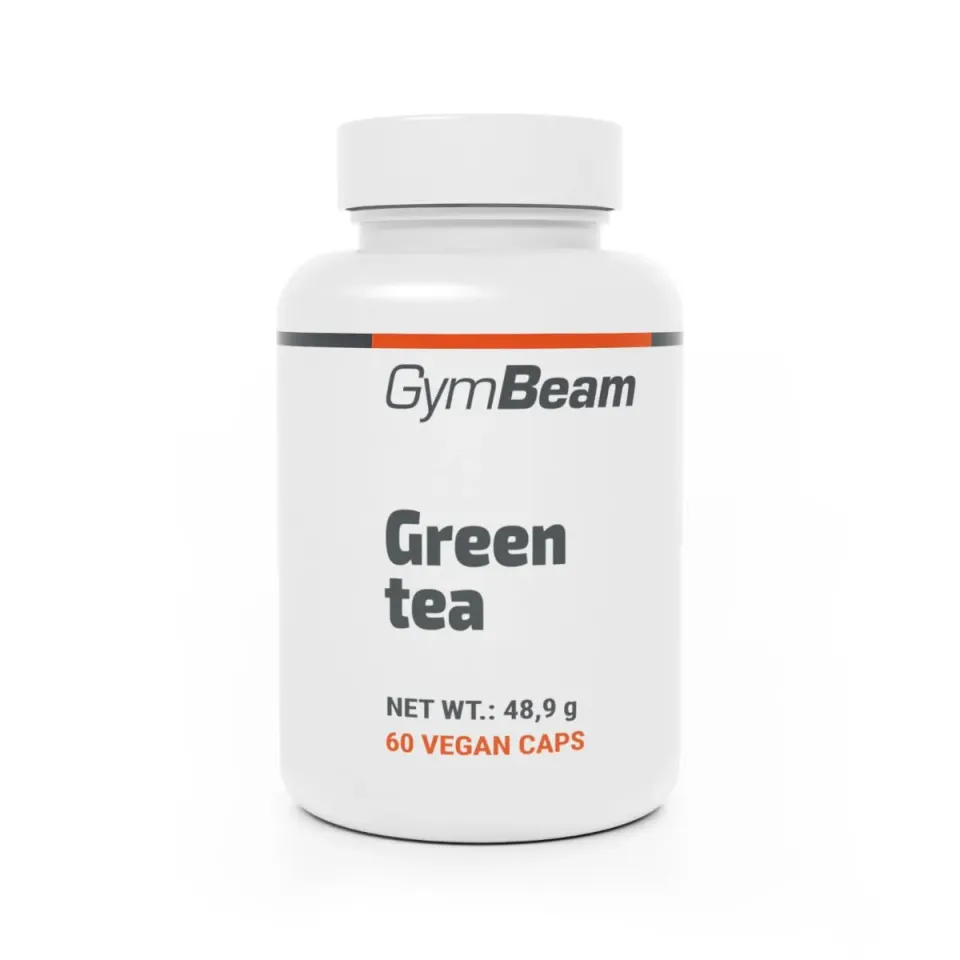 GymBeam Grüner Tee Kapseln Grüntee Extrakt 60 St geschmacksneutral