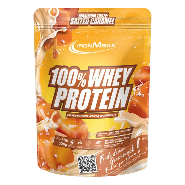 IronMaxx 100% Whey Protein Salted Caramel 500g