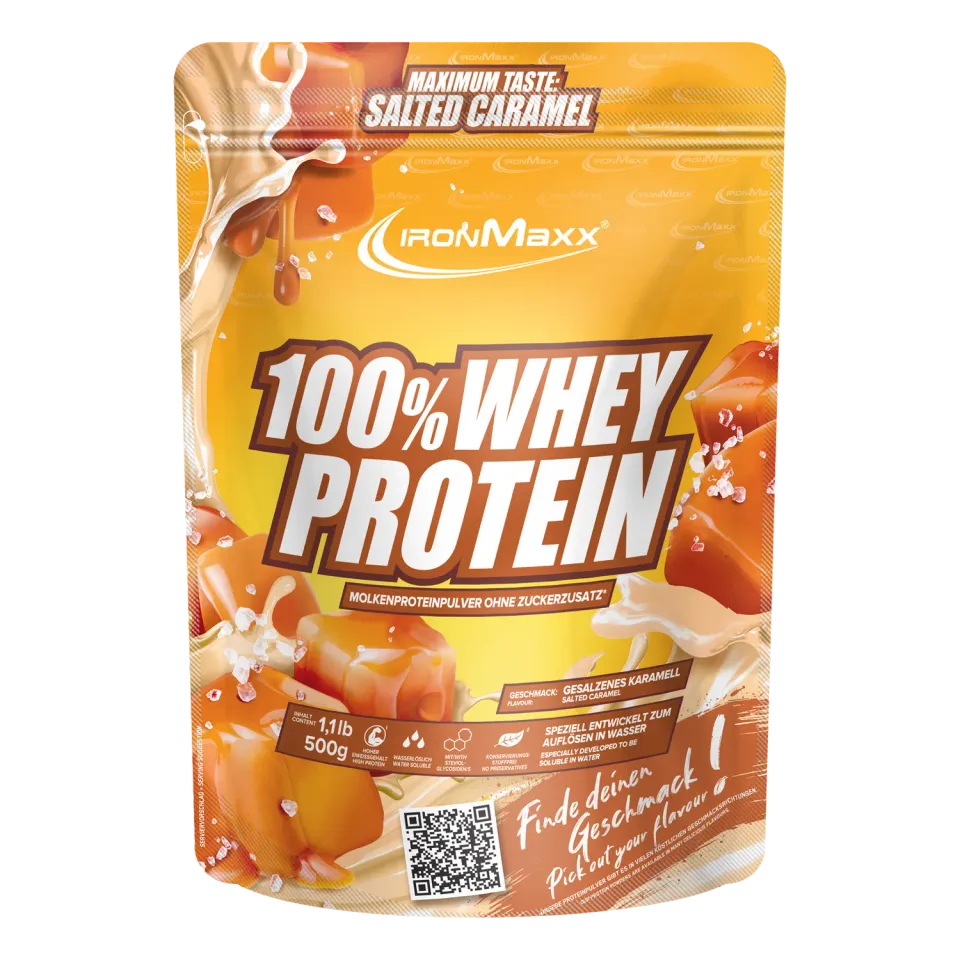 IronMaxx 100% Whey Protein Salted Caramel 500g