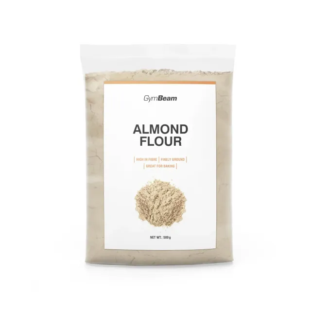 GymBeam Mandelmehl gemahlene Mandeln 500 g glutenfrei