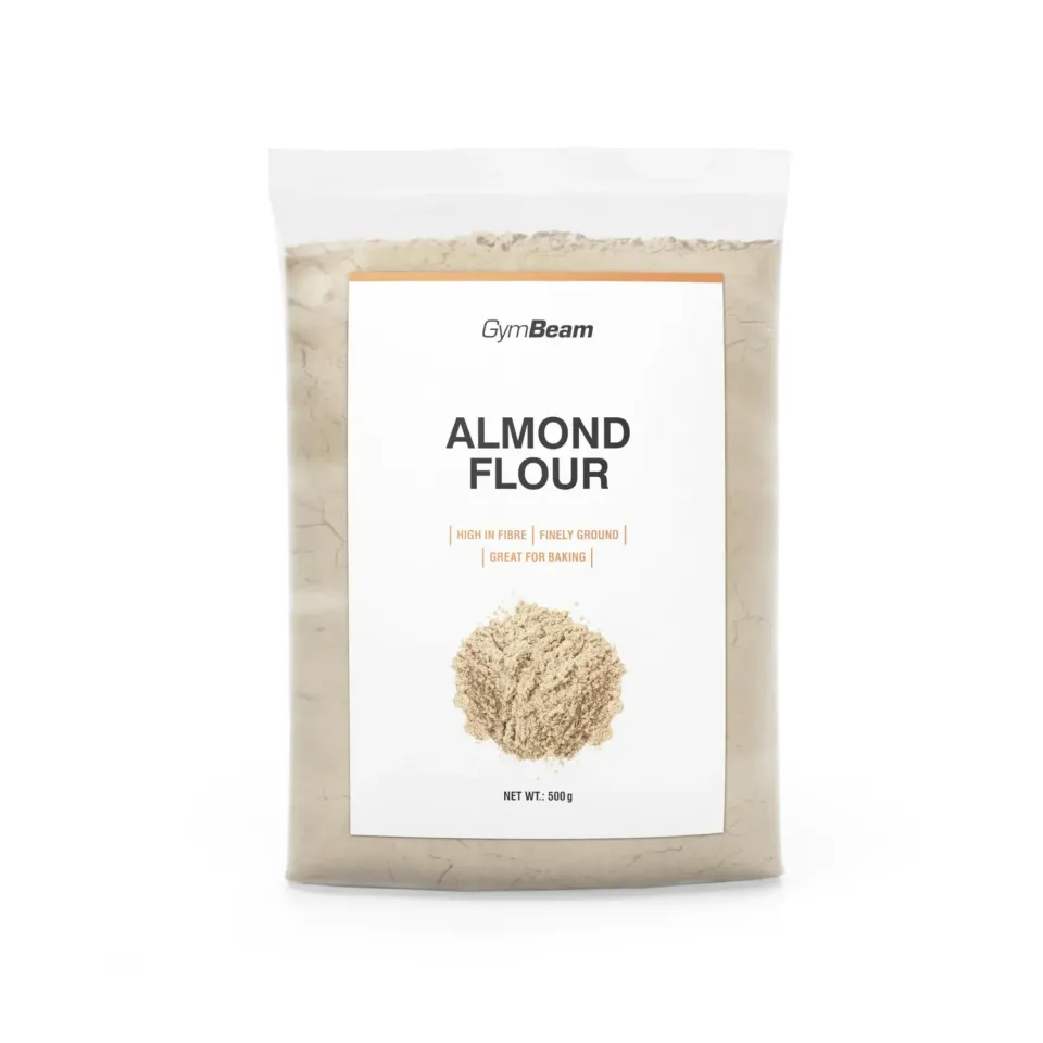GymBeam Mandelmehl gemahlene Mandeln 500 g glutenfrei