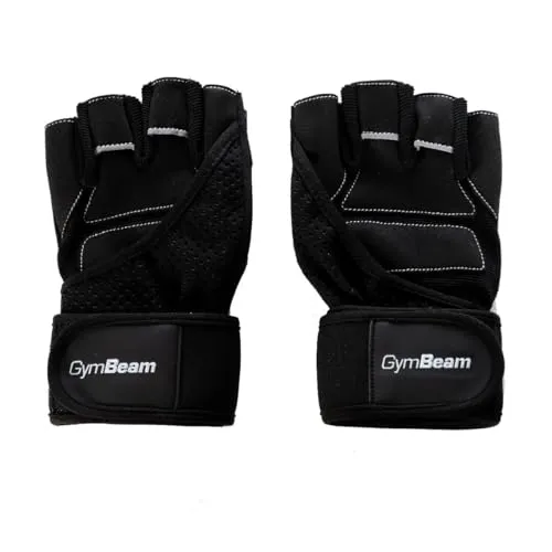 GymBeam Wrap Black Fitnesshandschuhe schwarz