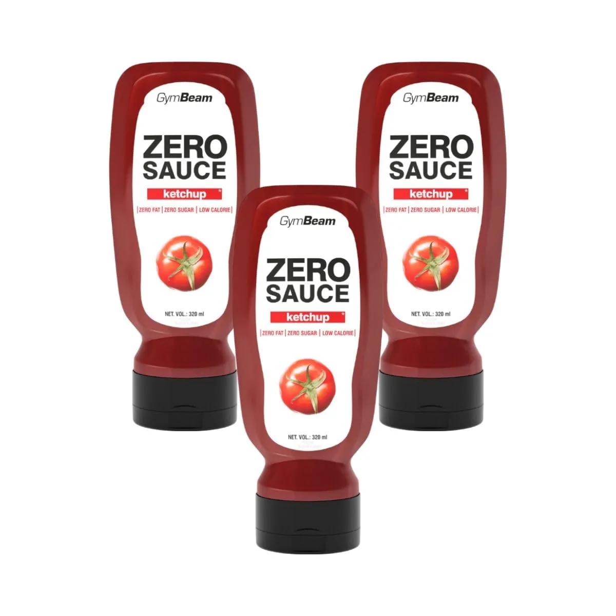 GymBeam ZERO Sauce Ketchup 320 ml vegan kalorienarm