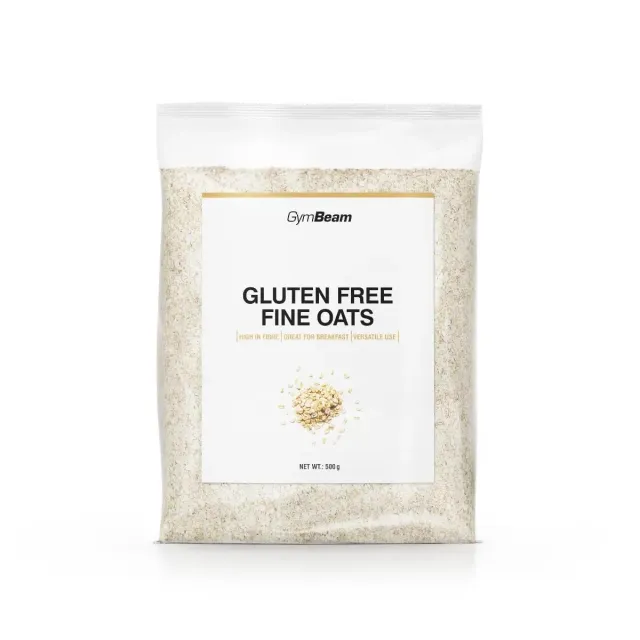 GymBeam Haferflocken glutenfrei fein gemahlen 500g Porridge