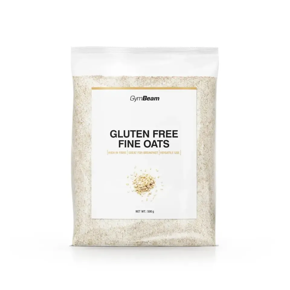 GymBeam Haferflocken glutenfrei fein gemahlen 500g Porridge