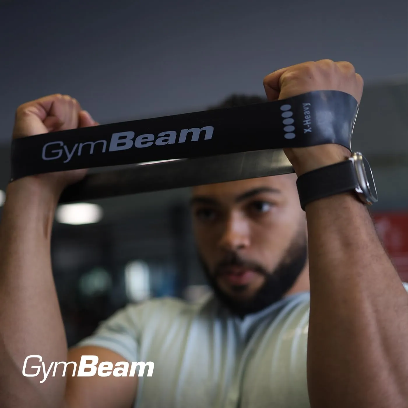 GymBeam Fitnessbänder 5er-Set Widerstandsbänder 5 Stärken