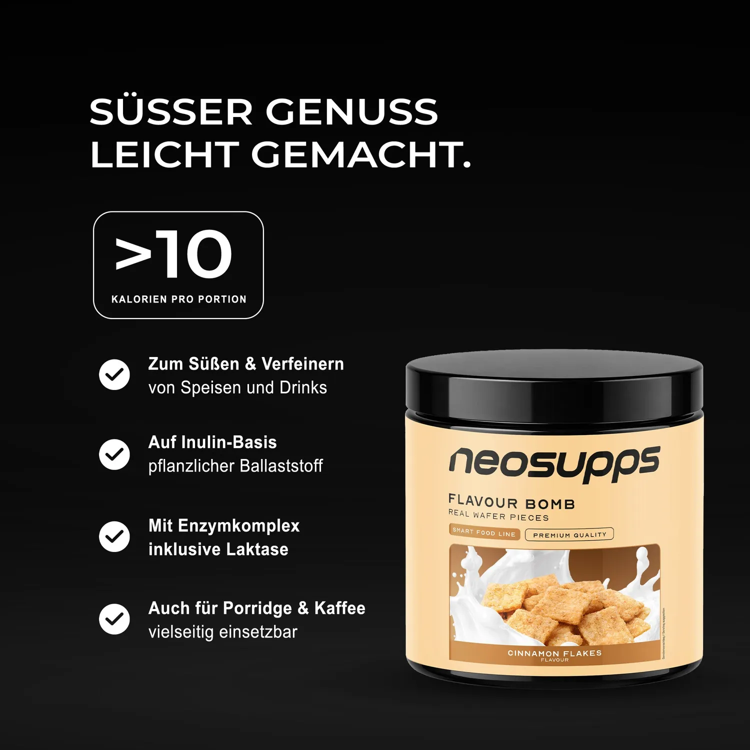 Neosupps Flavour Bomb Cinnamon Flakes 250g Pulver