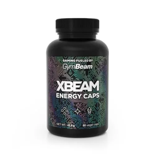 GymBeam BeastPink Energy Caps Kapseln 60 Stück mit Koffein
