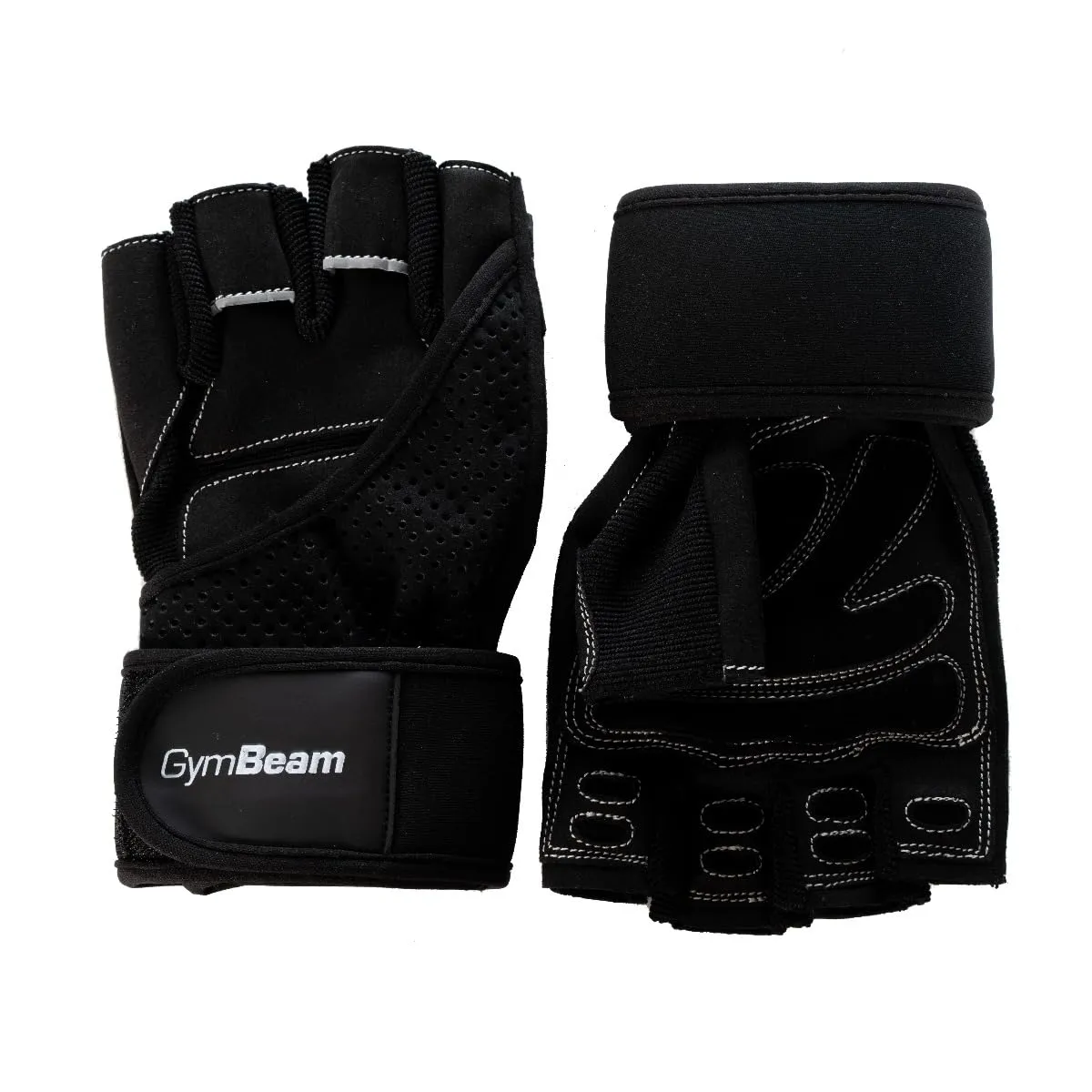 GymBeam Wrap Black Fitnesshandschuhe schwarz