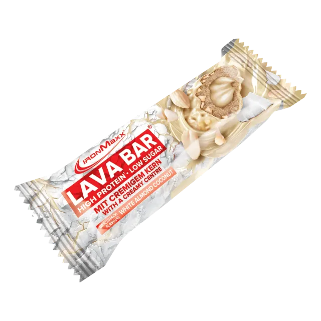 IronMaxx Lava Bar Proteinriegel 40g White Almond Coconut