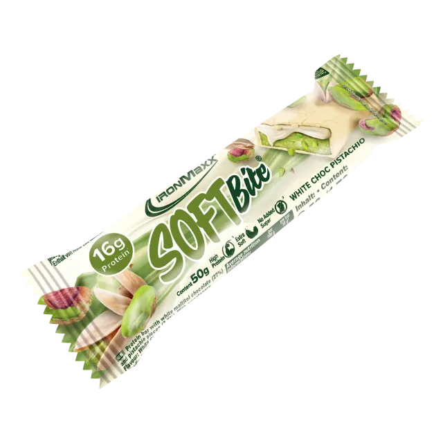 IronMaxx Softbite Proteinriegel 50g White Chocolate Pistachio