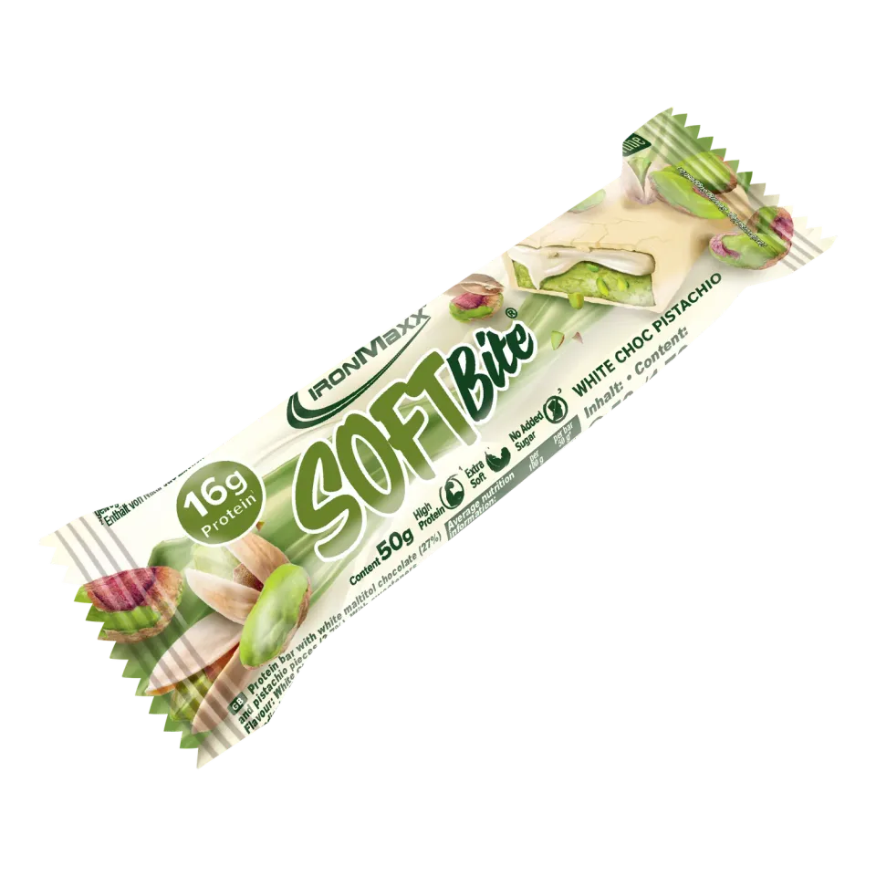 IronMaxx Softbite Proteinriegel 50g White Chocolate Pistachio