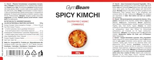 GymBeam Spicy Kimchi Kimchi 350 g vegan scharf