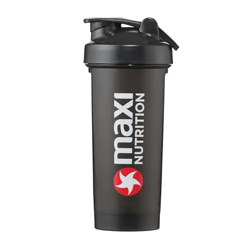 MaxiNutrition 700 ml Klick Shaker schwarz 700 ml Edelstahlkugel