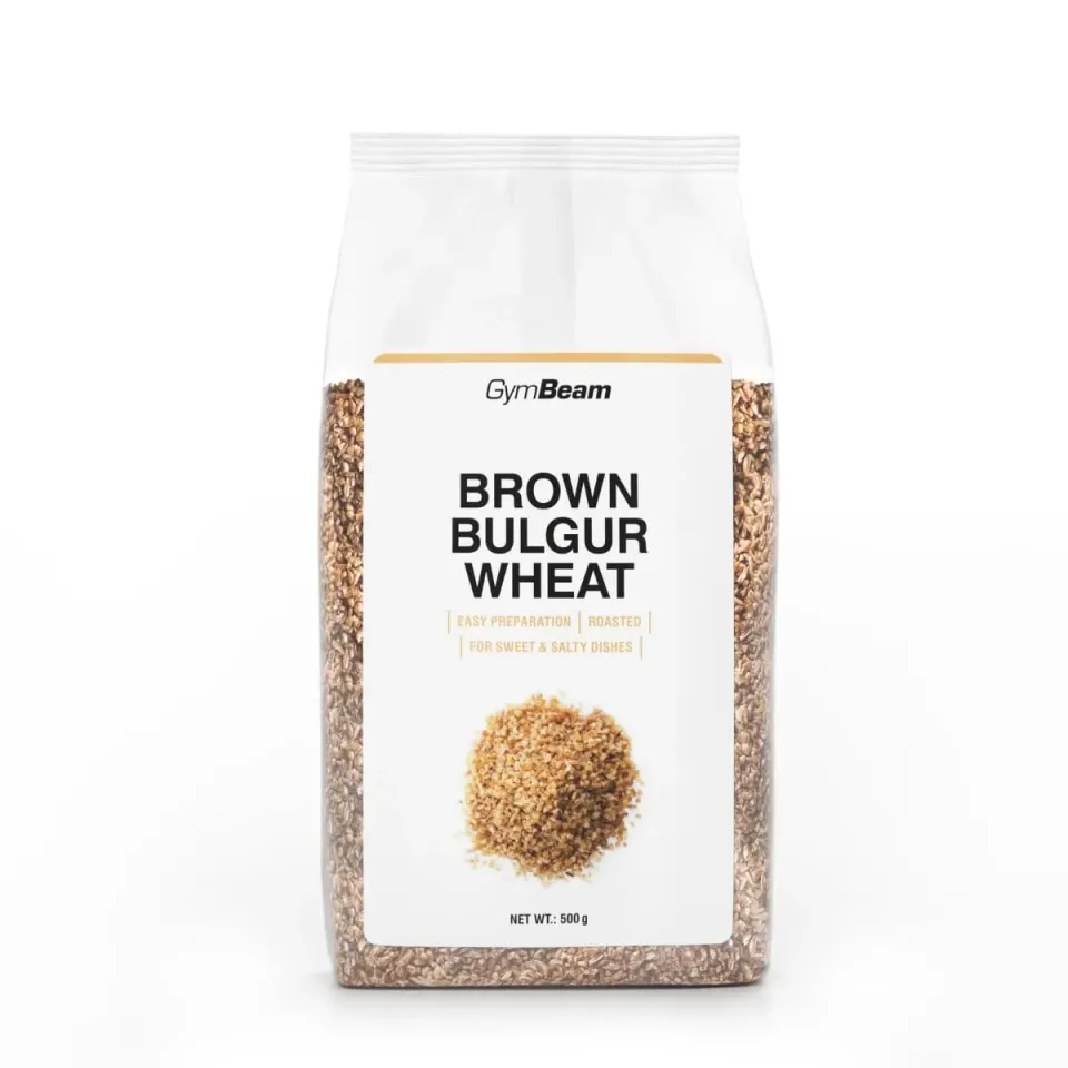 GymBeam Brauner Bulgur grob 500 g proteinreich zuckerfrei