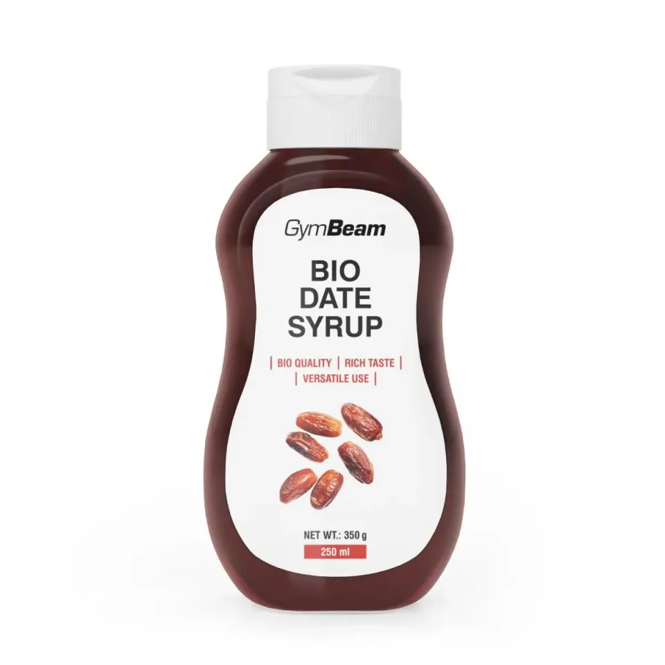 GymBeam BIO Dattelsirup 250ml natürlicher Zuckerersatz