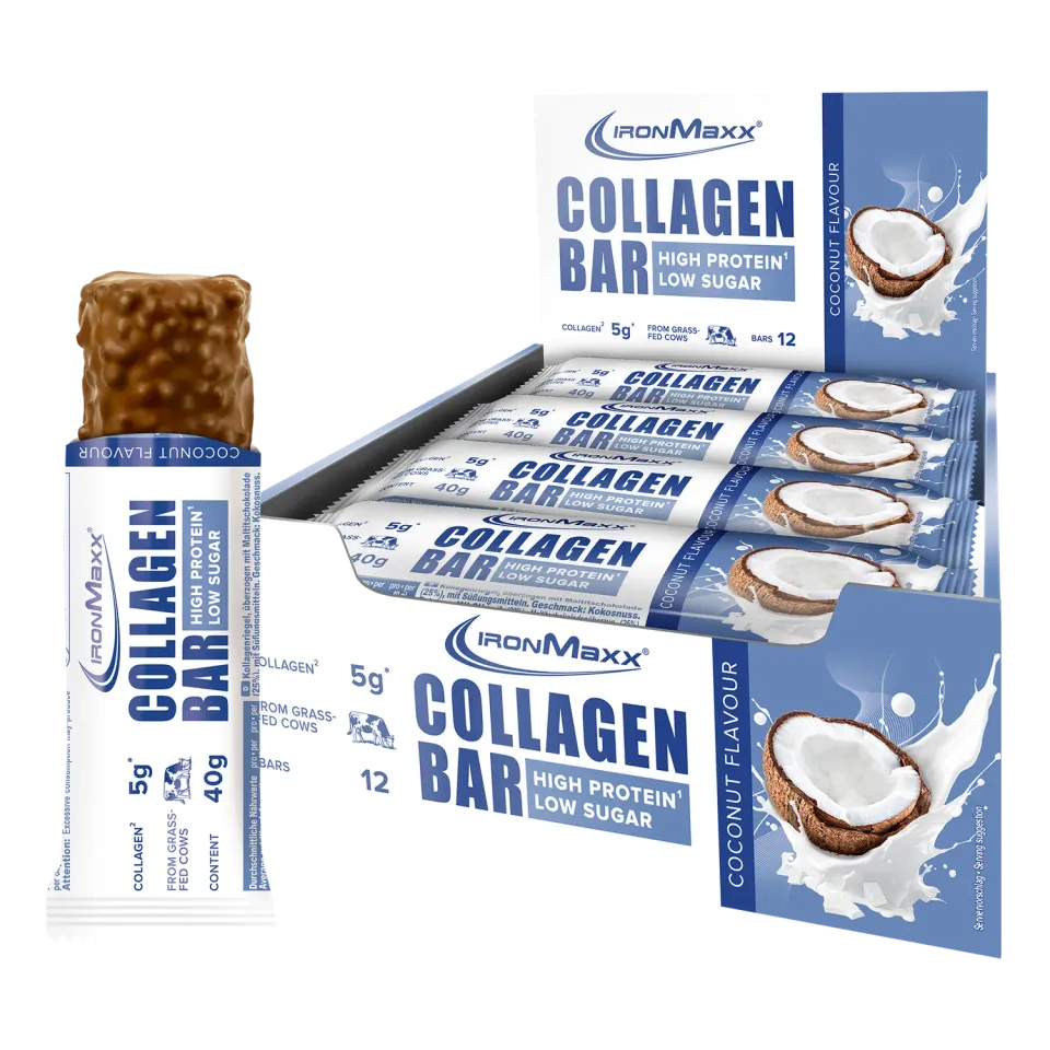 IronMaxx Protein 30 Collagen Bar Riegel 12x40g Coconut
