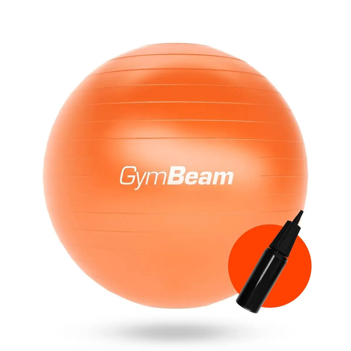GymBeam Gymnastikball 85cm Sitzball Blau mit Pumpe