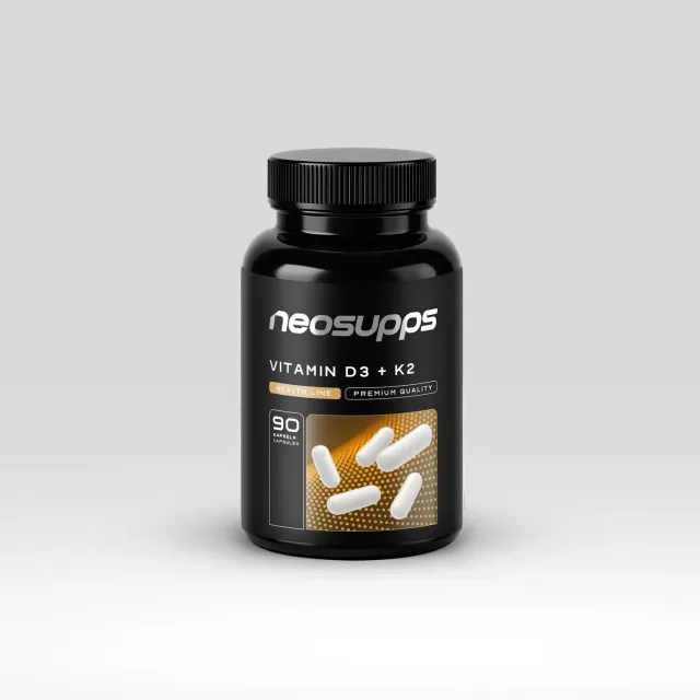 Neosupps Vitamin D3 K2 Kapseln 90 Kapseln vegan