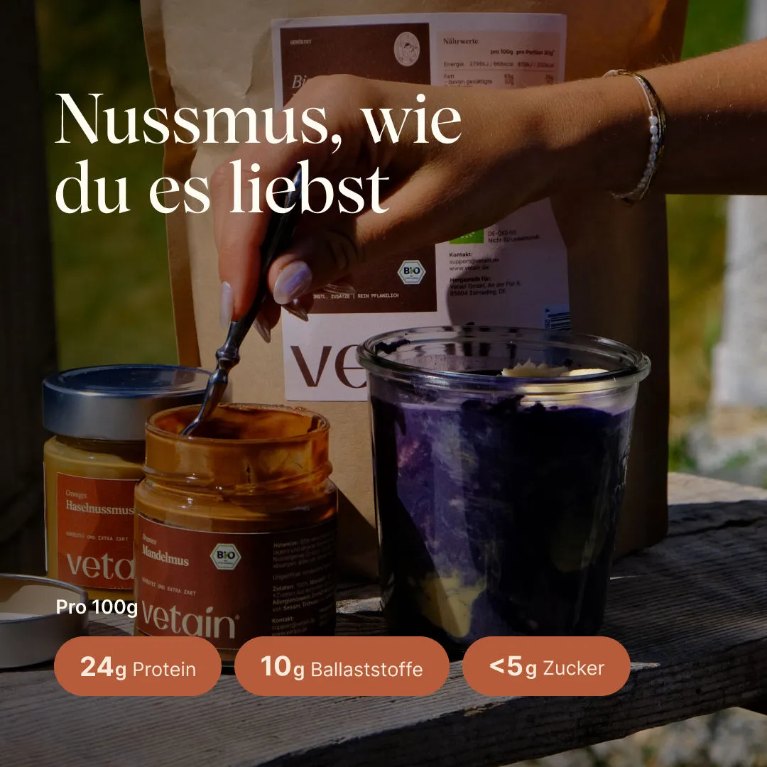 Vetain Bio Mandelmus braun 200g cremig
