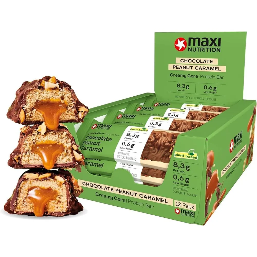 MaxiNutrition Creamy Core Bar 12x45g Dark Chocolate Orange vegan