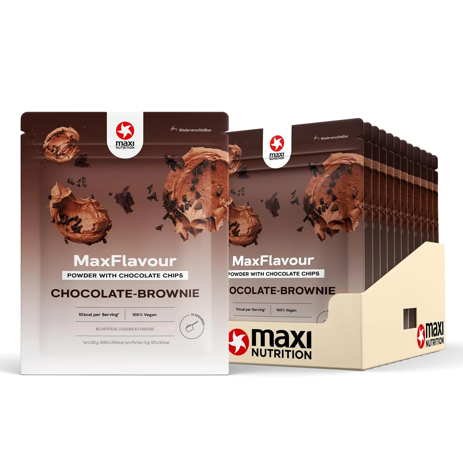 MaxiNutrition MaxFlavour Cherry Geschmackspulver 12x30g zuckerfrei