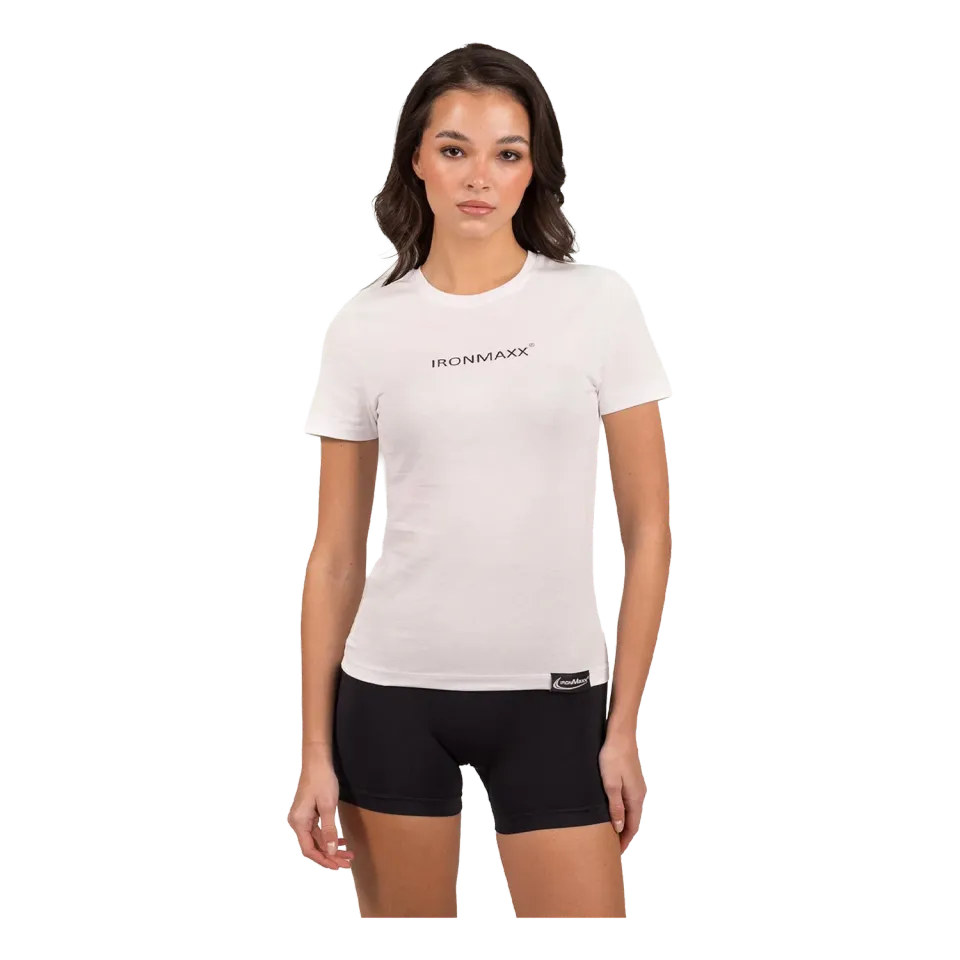 IronMaxx Sculpt Luxe T-Shirt Damen Weiß XS Baumwolle