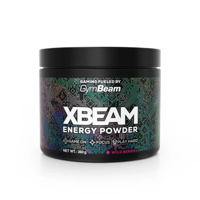 GymBeam Xbeam Energy Powder Booster Wild Berries 360 g Koffein