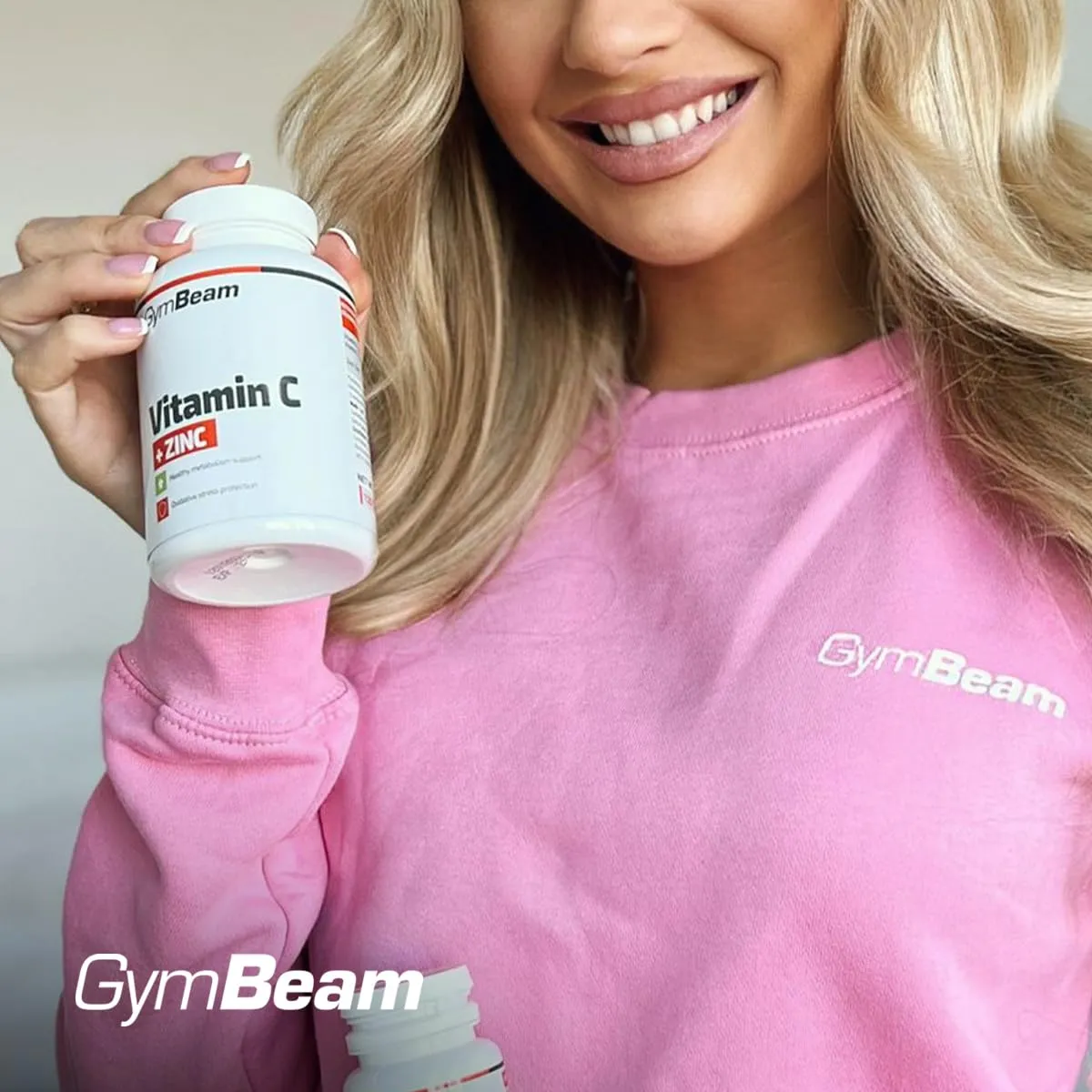 GymBeam Vitamin C + Zink Tabletten 120 Stück Immun