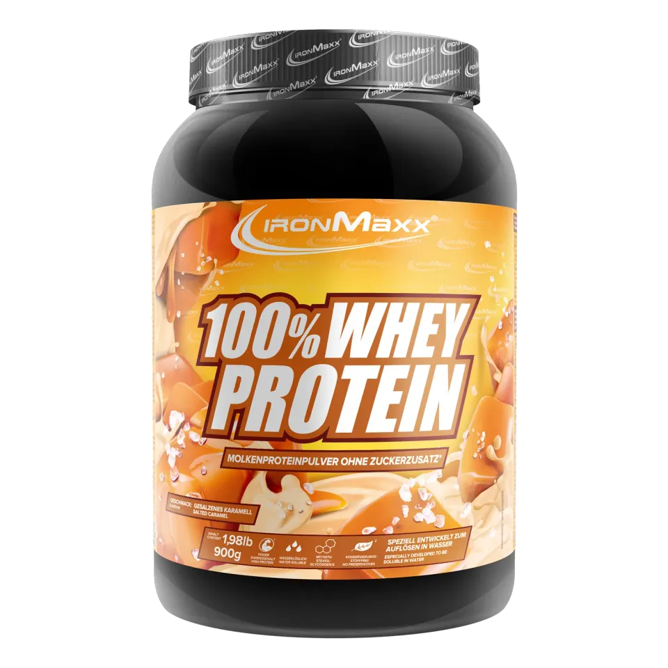 IronMaxx 100% Whey Protein Pulver 900g Salted Caramel
