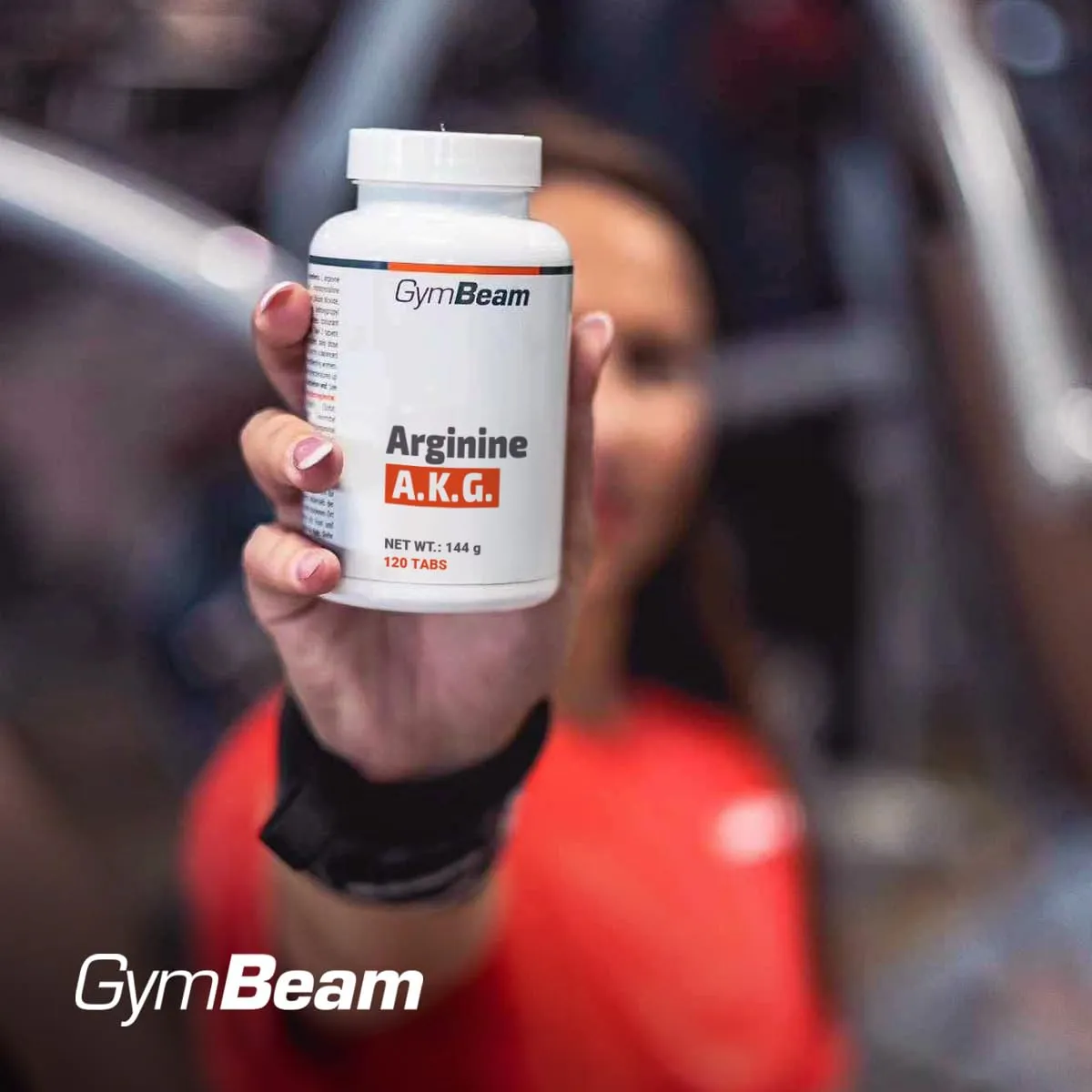 GymBeam L-Arginin Kapseln 120 Tabs 3000 mg AKG