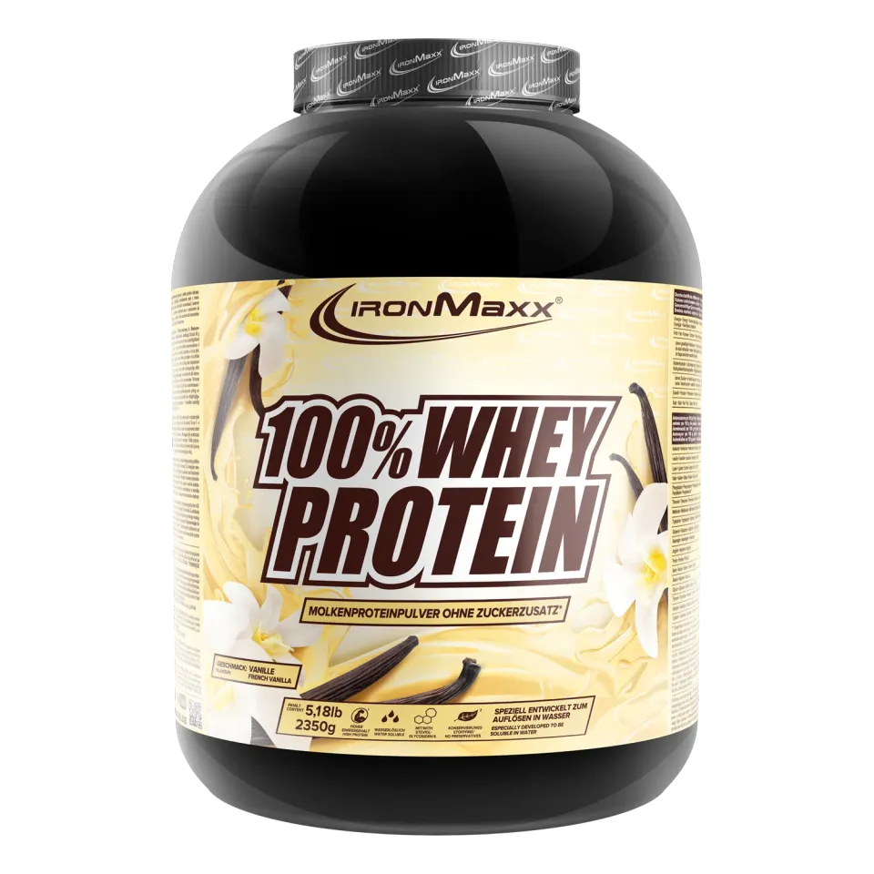 IronMaxx 100% Whey Protein Pulver 2350g French Vanilla
