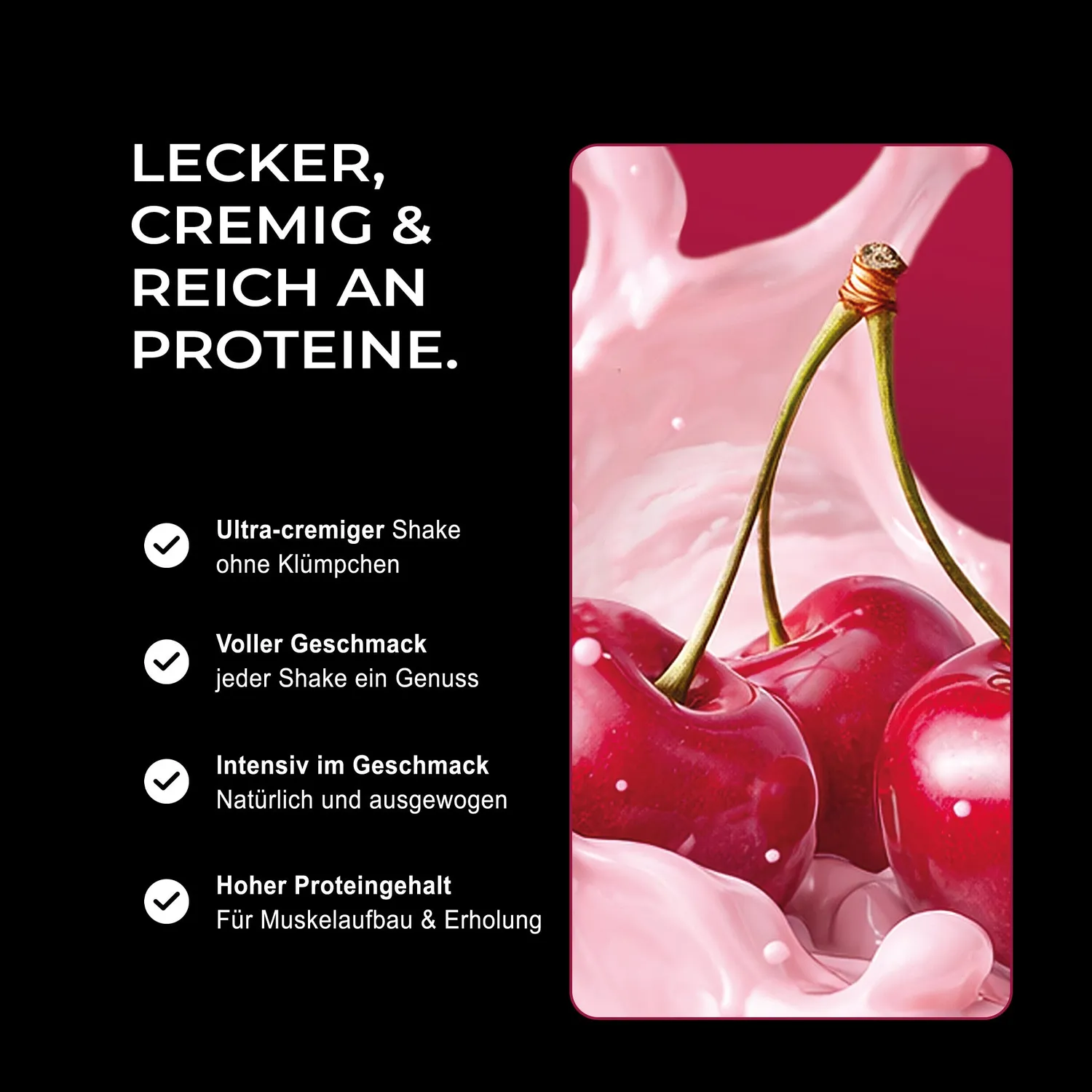 Neosupps Vision Whey Cherry Yoghurt Whey Protein 750g