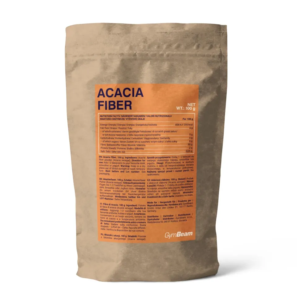 GymBeam Akazienfasern Pulver 100 g geschmacksneutral